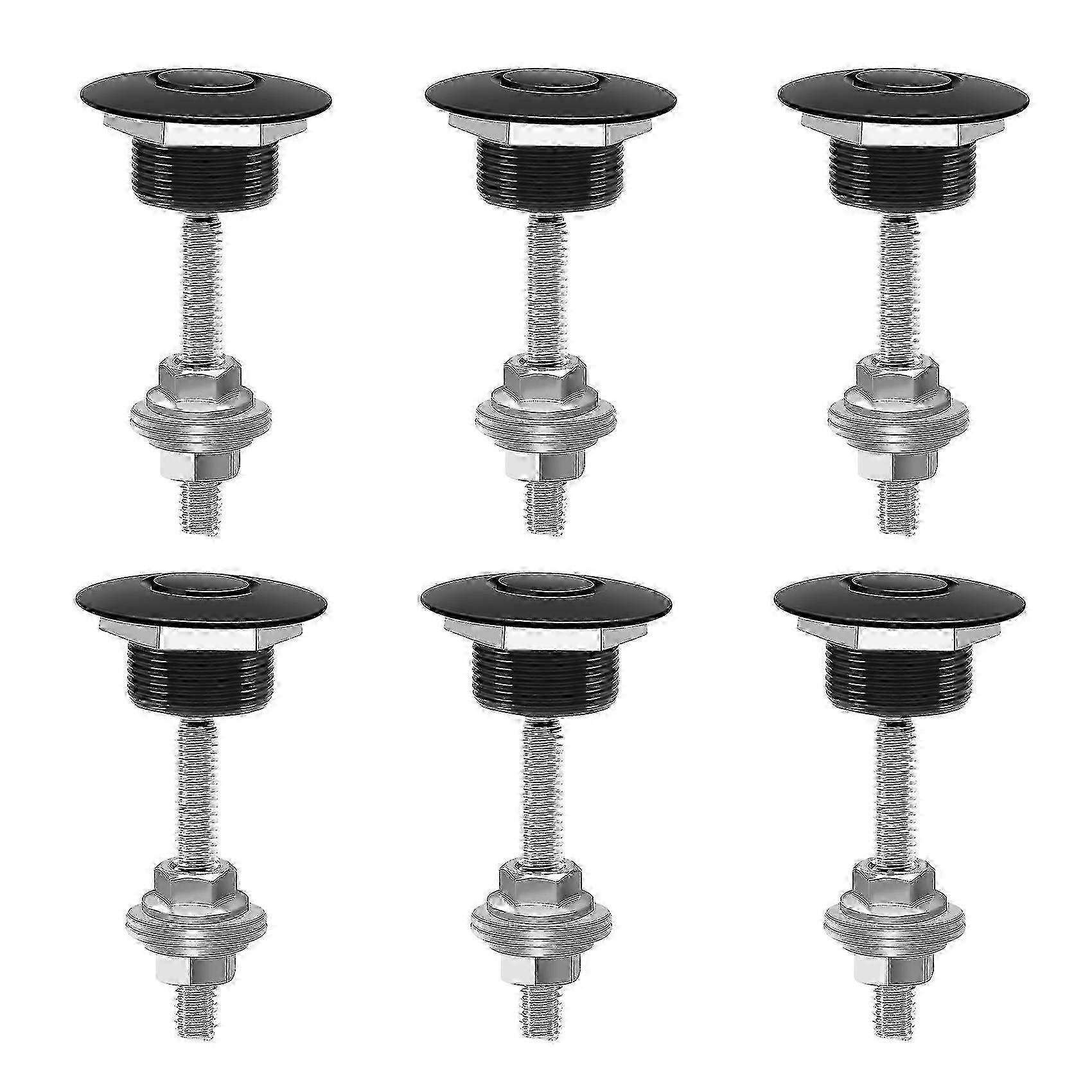 25-26 4X Black Quick-Release Push Button Clip for Car Hood, Bonnet, and Bumper Latch Pin