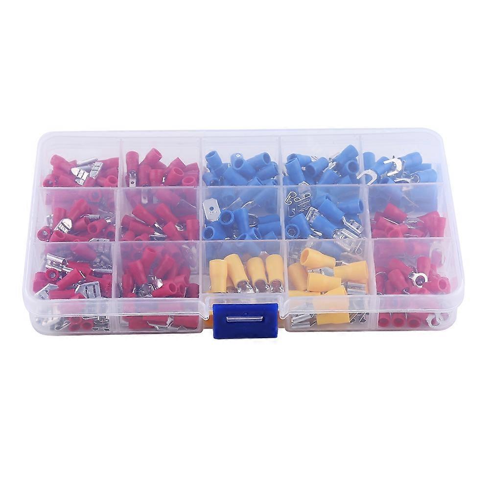 280Pcs Electrical Assorted Insulated Wire Crimp Terminals Connector Case Kit Set