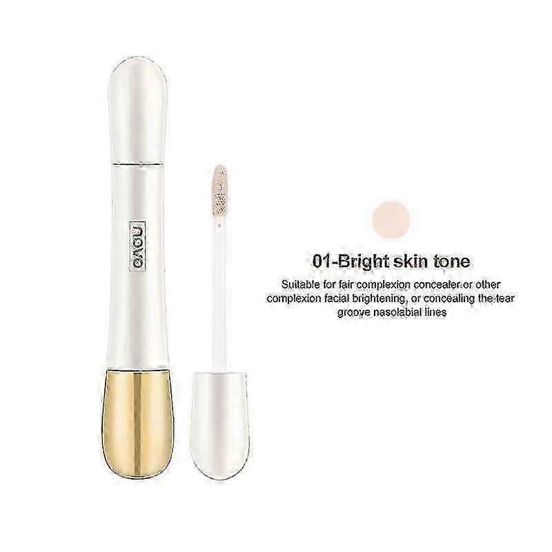 2 in 1 Foundation Anti-wrinkle Concealer, Foundation Stick With Built-in Brush