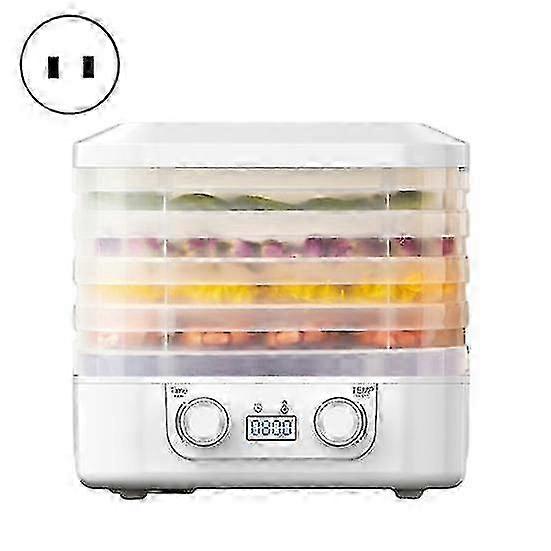 Temperature Control Food Dehydrator Machine with Adjustable Timer BPA-Free Large Capacity 5 Layers US Plug Food Fruit Dehydrator