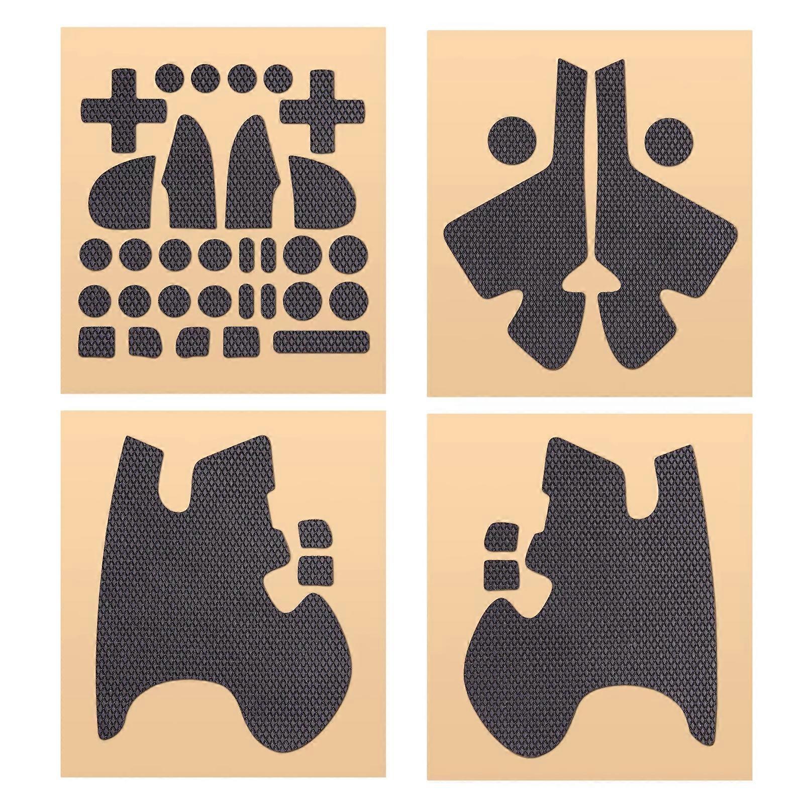 Multifunction Game Controller Grip Cover Not slip Gamepad Sticker Gaming Accessories Perfect for 3/4 Professional Multicolor