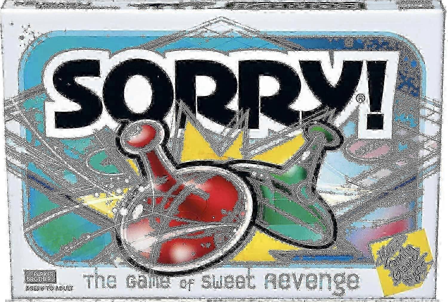 ハズブロゲーム申し訳ありません!パーカーブラザーズファミリーボードゲーム2〜4人のプレーヤーの年齢6歳まで大人のティーンチャイルド