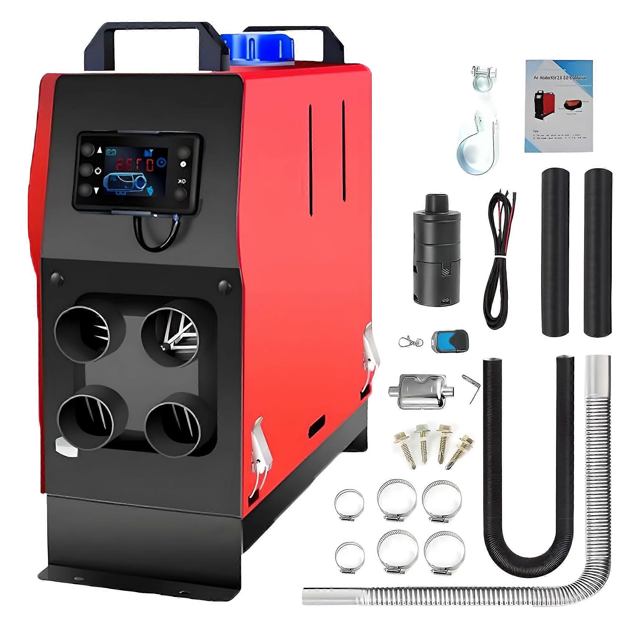 Air Heater 5KW 24V with LCD Switch and Remote Control for Truck RV Camper Van Boat Tent