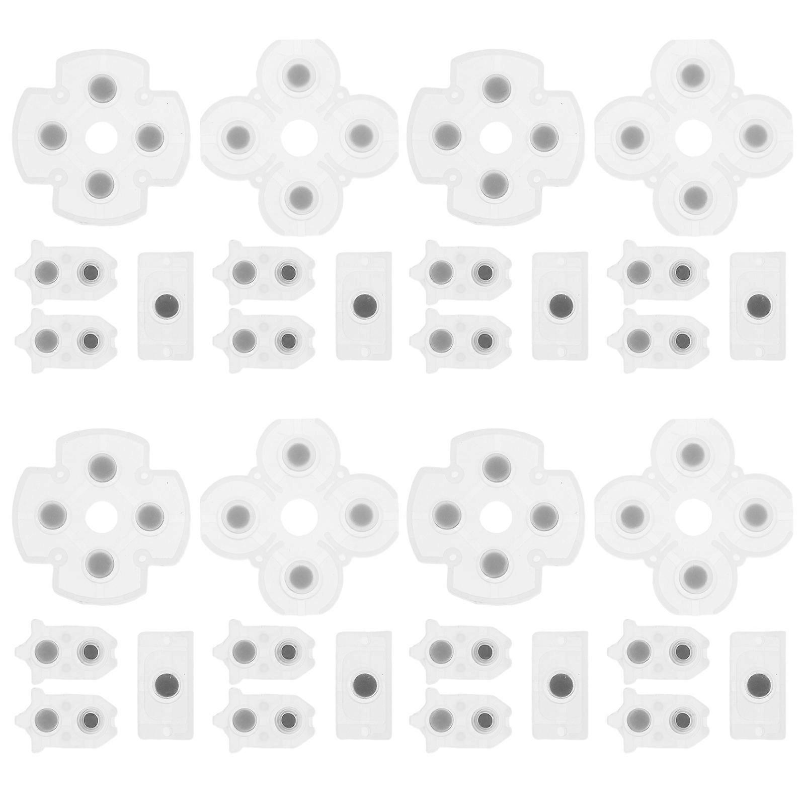 Handheld Conductive Silicone Button Pads for Controller Replacement 10Sets Durable Silicone