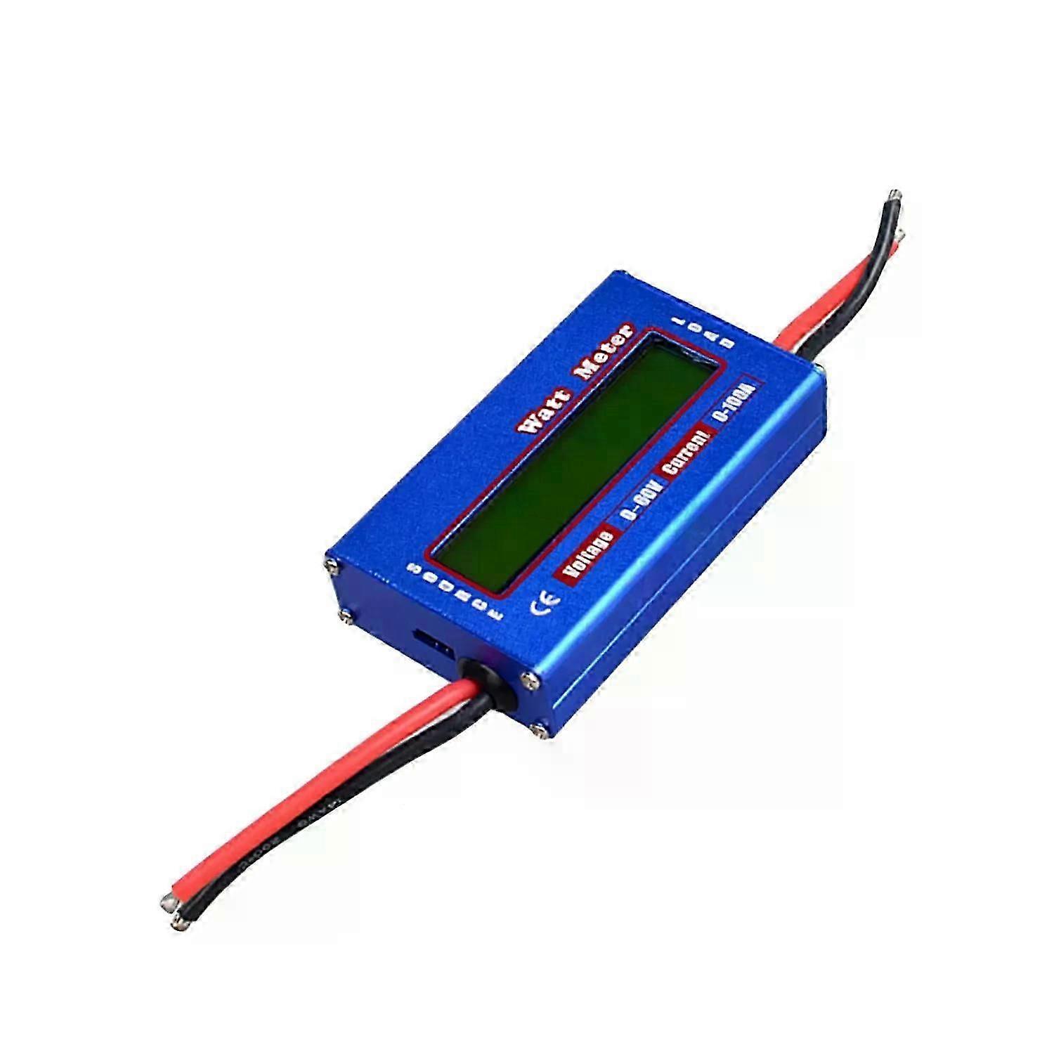 RC Watt Meter 100A Power Analyzer Digital LCD Balance Battery Voltage Checker