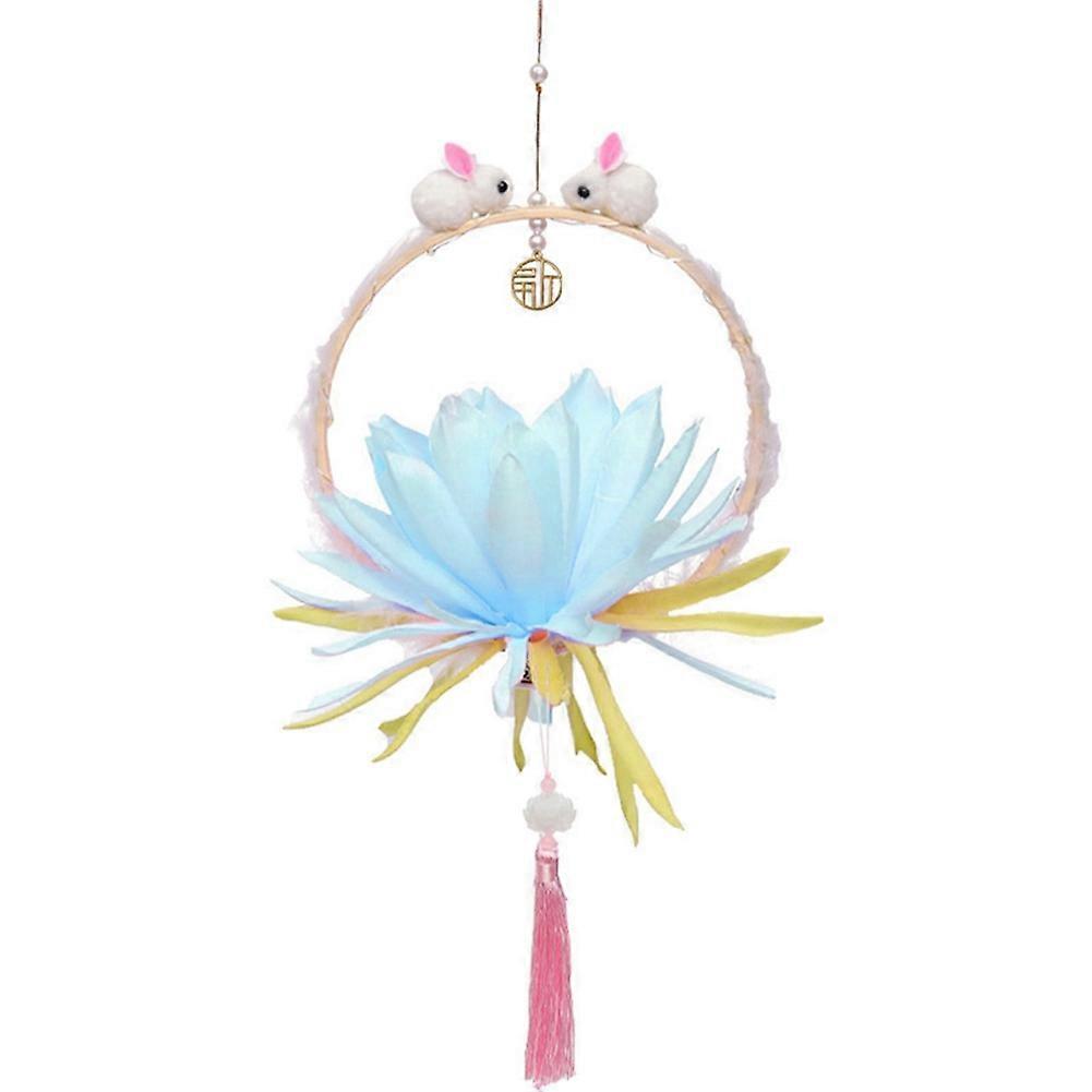 Chinese Lanterns DIY Mid-Autumn Lanterns Material Set Blue