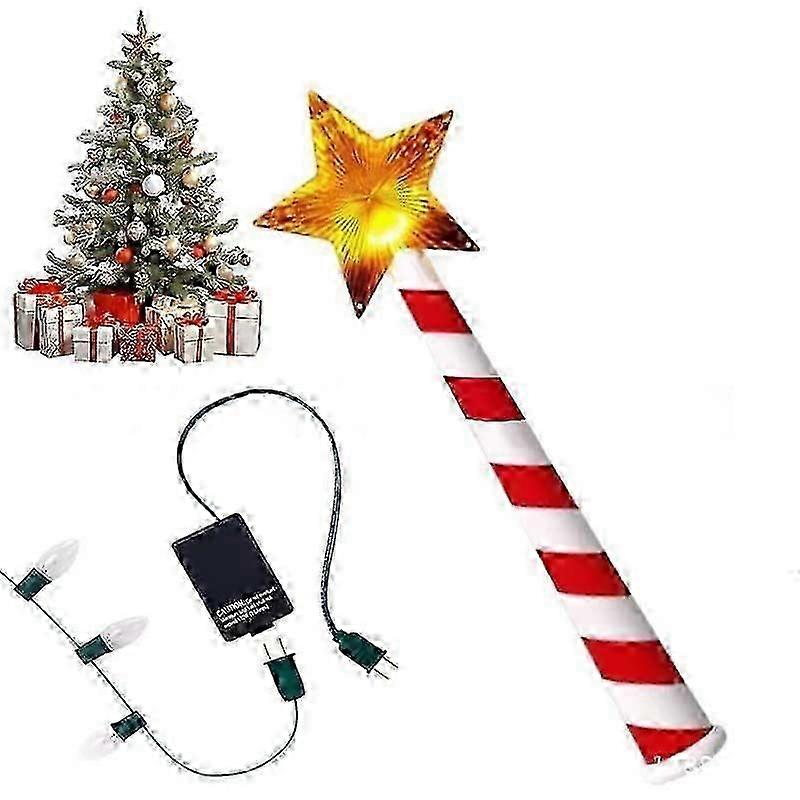 Tree Lighting Magic Wand Christmas Tree Light Wand | Christmas Tree Wand Remote Control | Musical LED Star Controller Magic Wands Controller with 100f