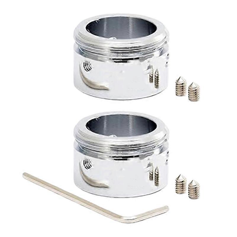 Stainless Steel Valve Adapters 2 PCS
