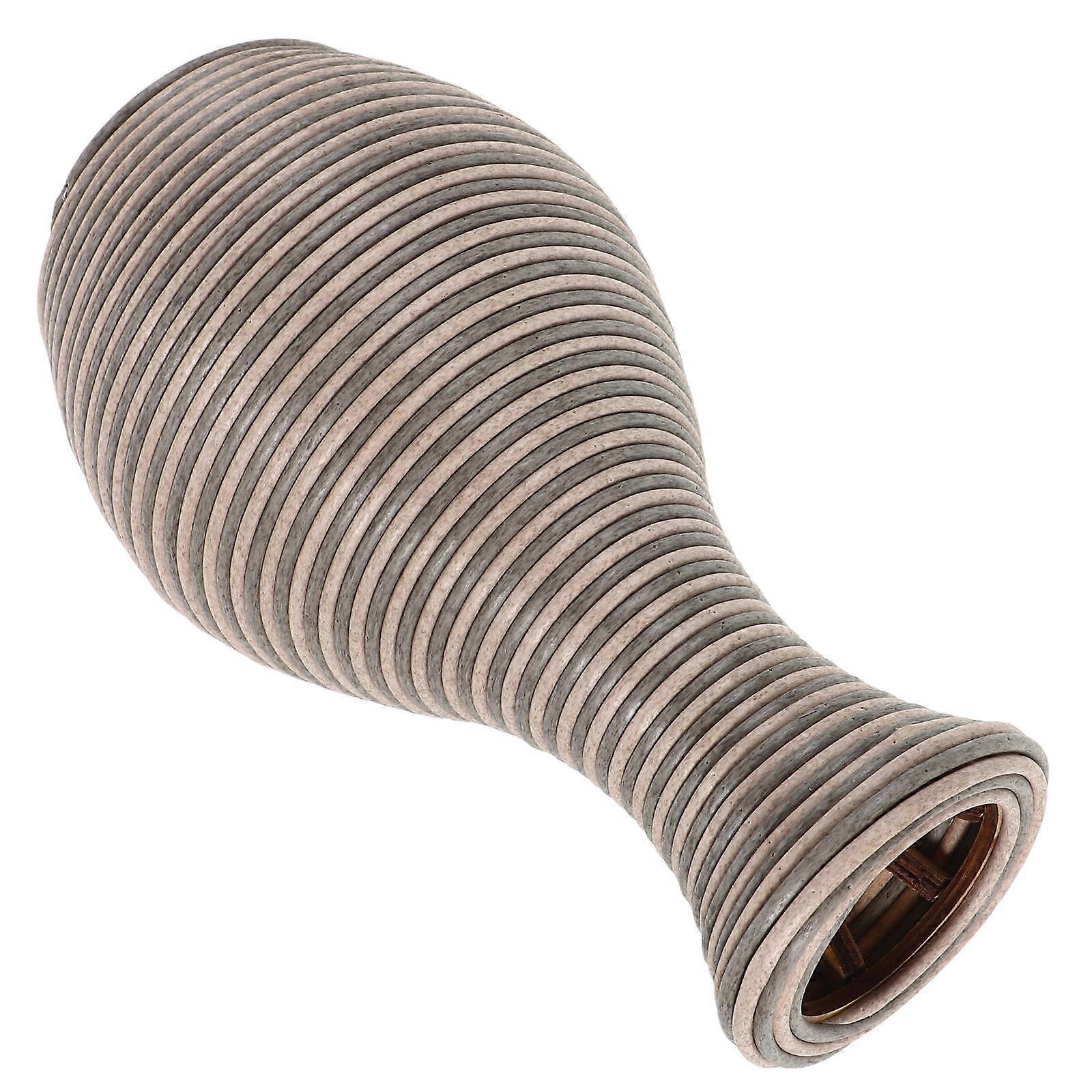 Handwoven Plastic Vase for Storage Rustic Decorative Flower Holder