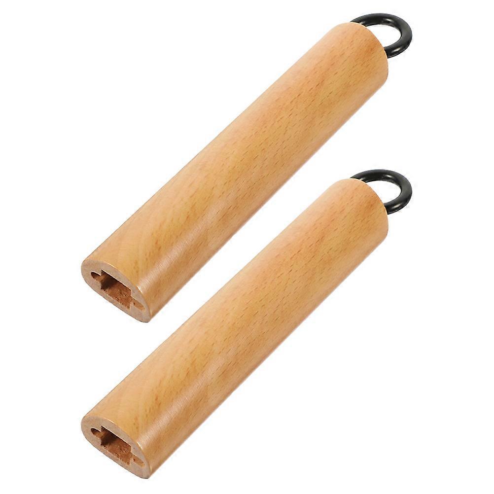 Heatproof Wooden Pot Handle 2Pcs for Universal Cookware Grip