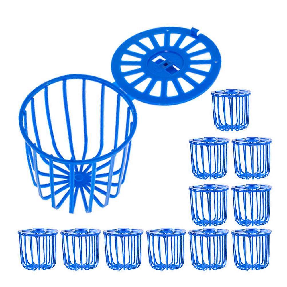 Plastic Parrot Vegetable Feeder for Cage Hanging 12Pcs Feeding Basket