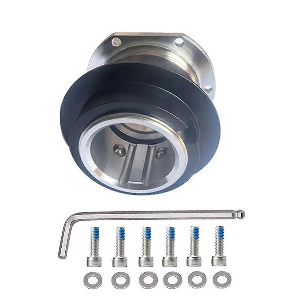 QR1 Wheel-Side Racing Game Simulator Steering Wheel Metal Quick Release Compatible for FANATEC Base