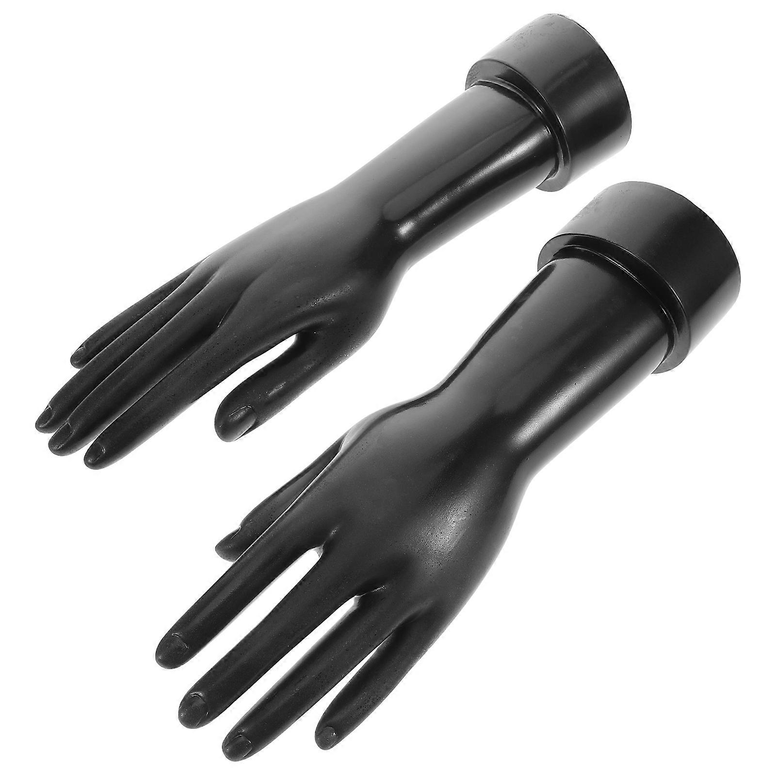 Hand Model Holder Desktop Ring Holder for Glove Display 10Pcs White