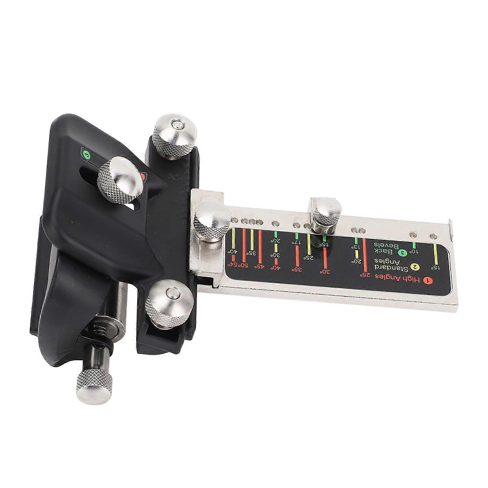 Adjustable Honing Guide for Chisels and Plane Blades with Precise Angle Adjustment and Stable Roller