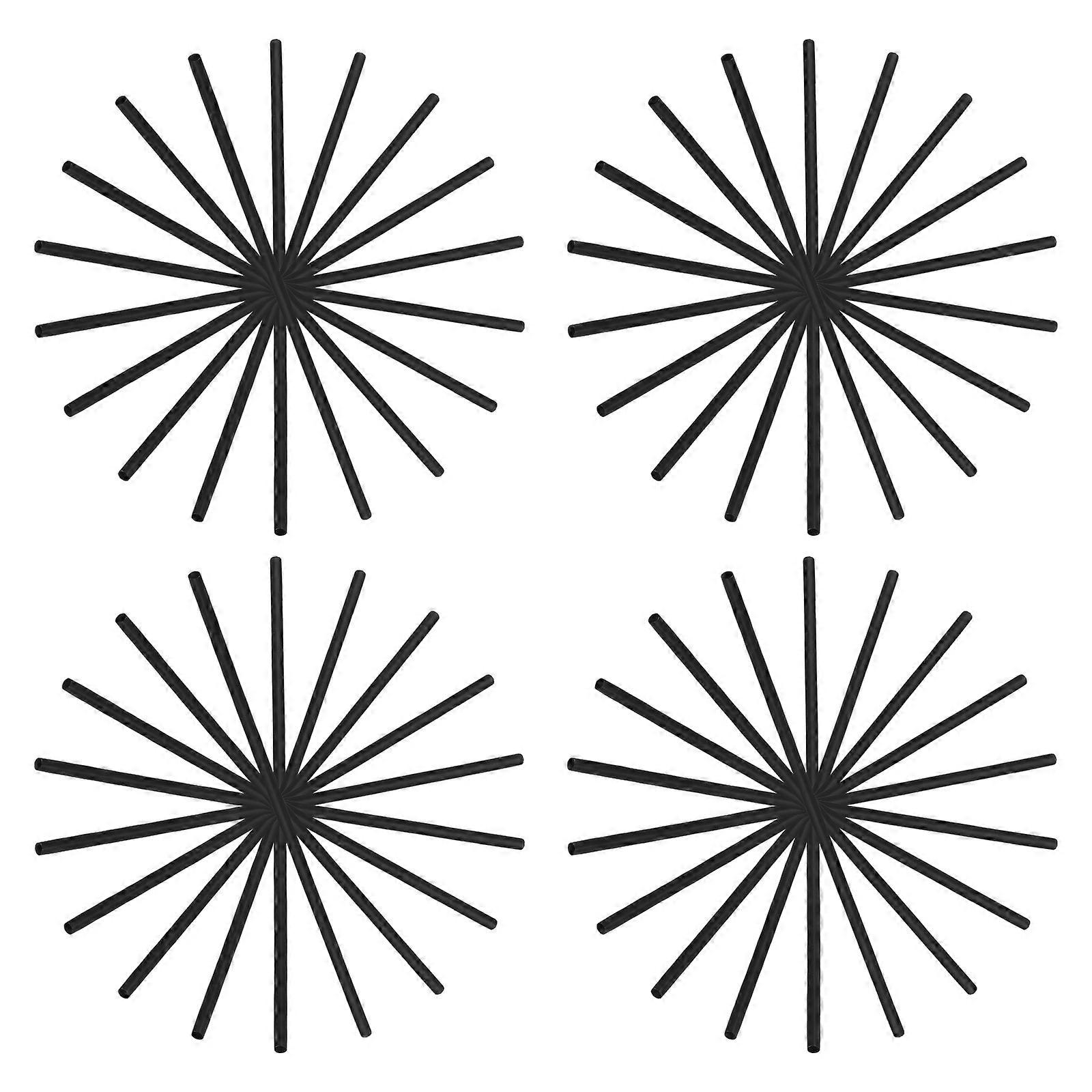 Black Straight for Party Use 2000Pcs Coffee