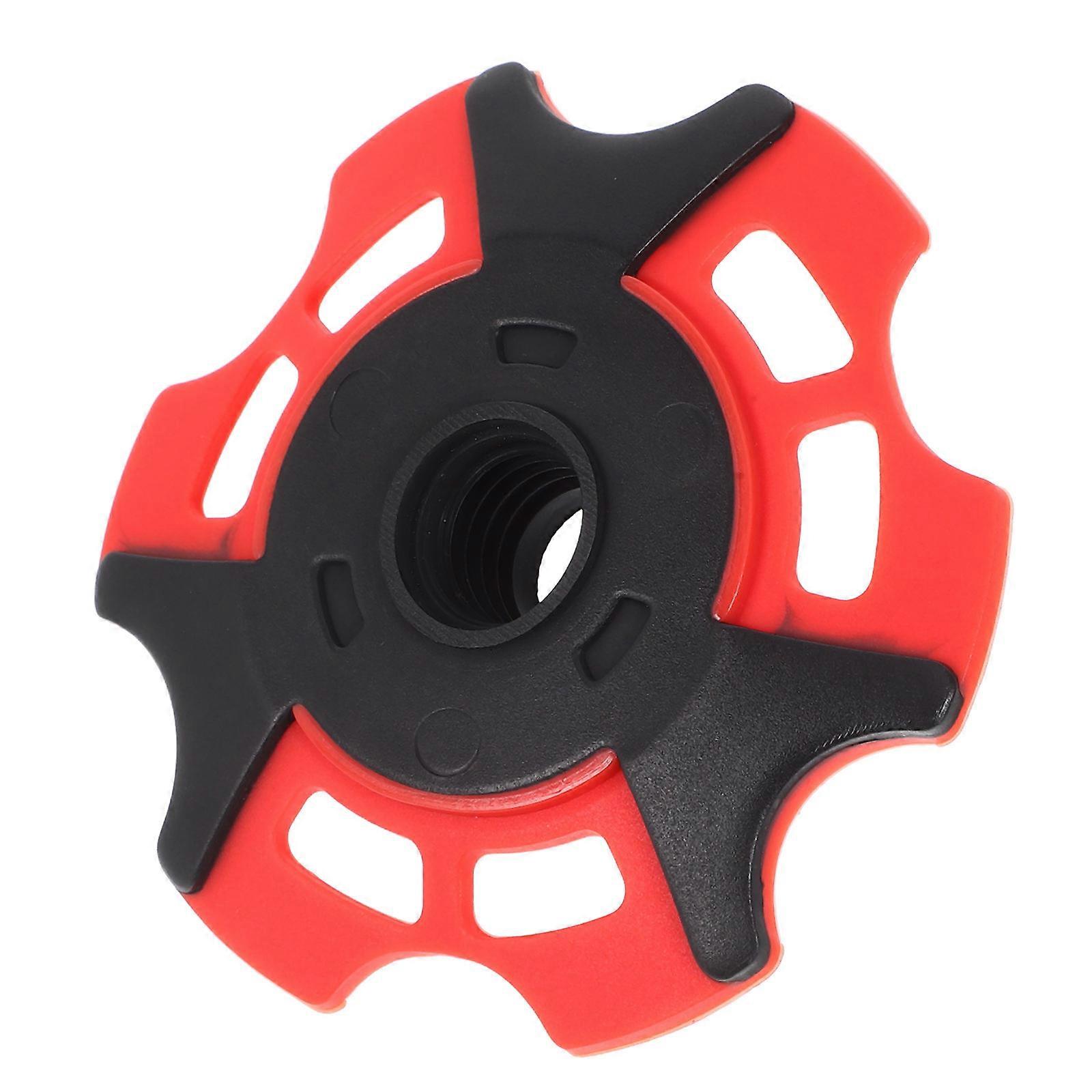 Climbing Pole Mud Blocker for Trekking Poles Red Plastic Material