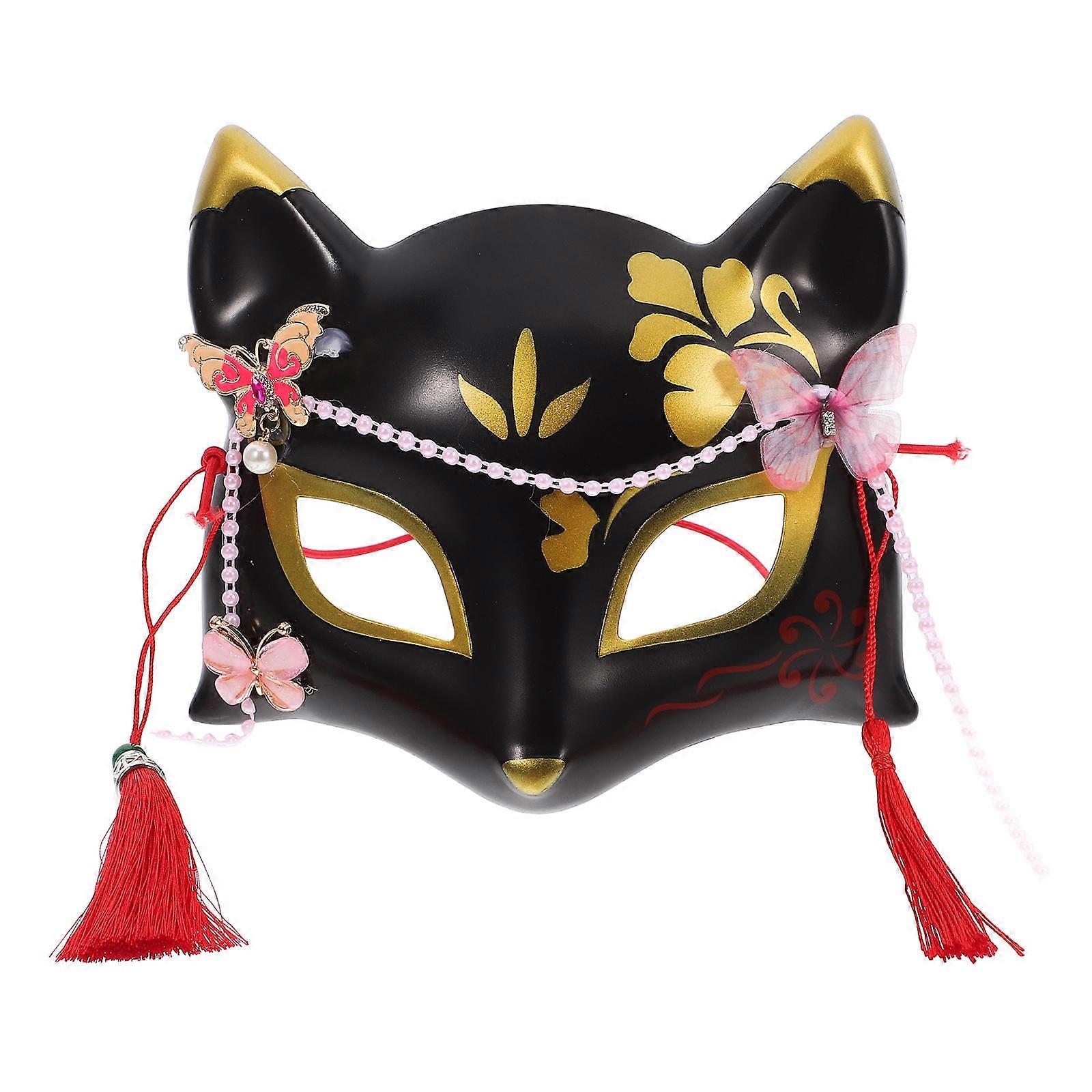 Fox Shape Mask Party Prop For Costume Plastic 1Pcs
