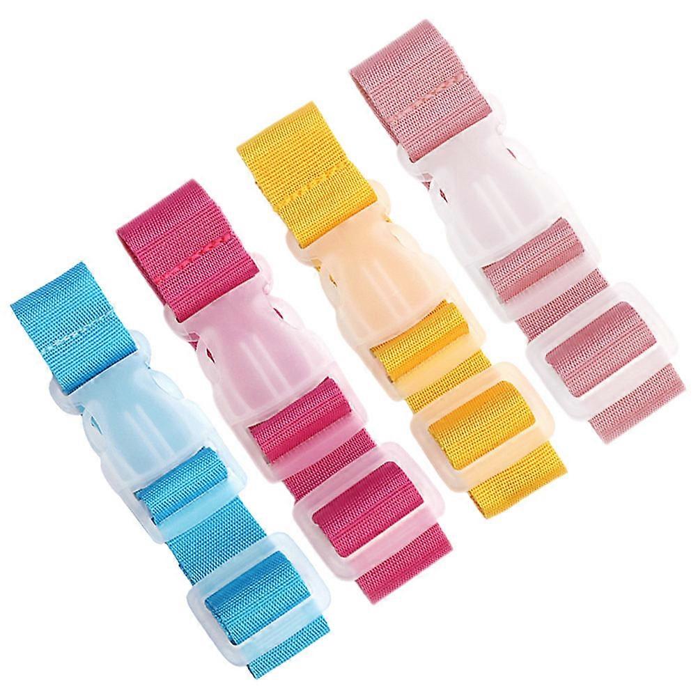 Buckle Straps Luggage Connector Straps Safety Binding Orange 4Pcs