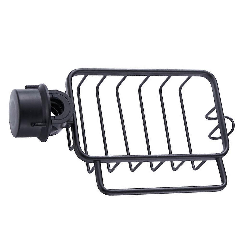 Towel Rack Space Aluminum Storage Rack for Kitchen Use 1Pcs Black