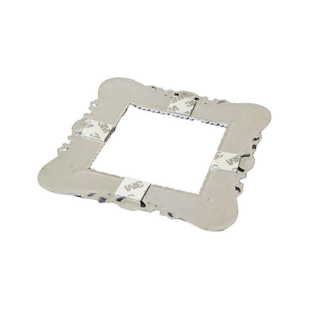 White Light Switch Surround Stickers for Decoration Protective Cover 2Pcs