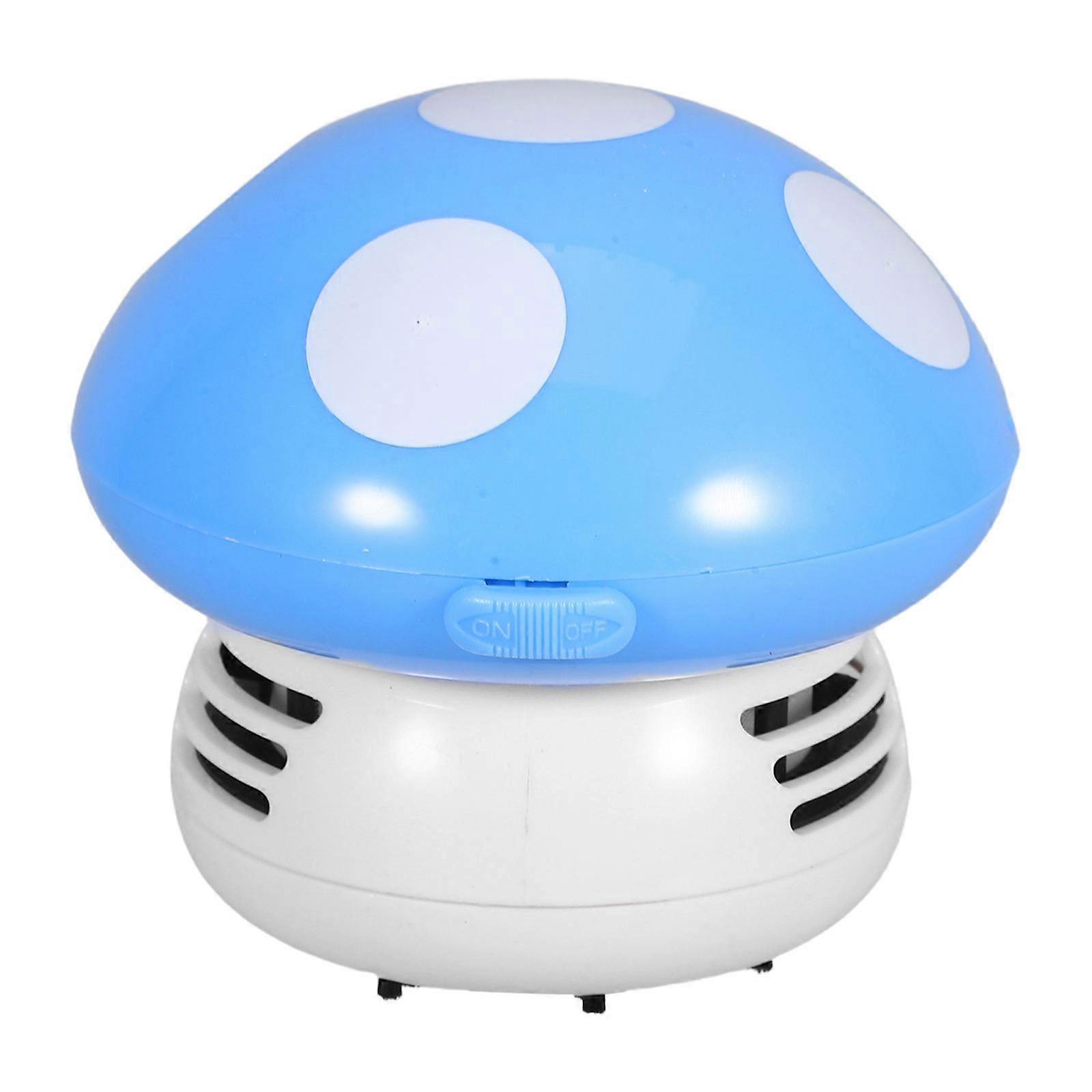Mini Desk Vacuum Cleaner for Cleaning Blue Efficient Table Dust Remover