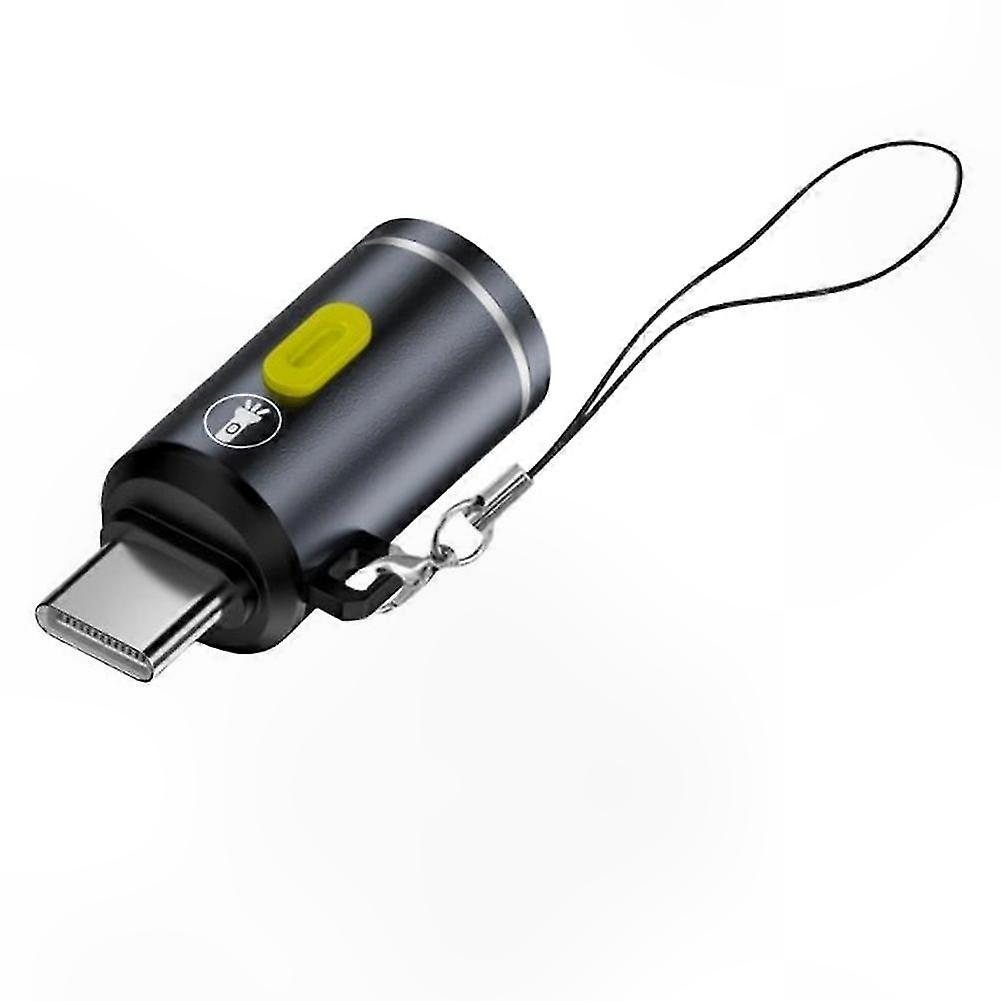 Compact LED Type C Flashlight for Camping and Travel