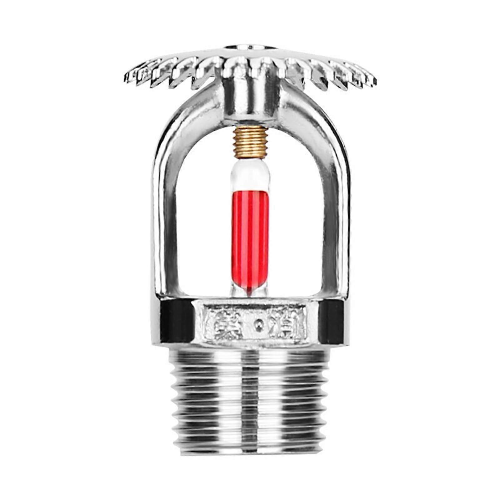 Fire Sprinkler Head 68℃ Upright DN20 Chrome Plated Brass Automatic Fire Activation 3/4 Inch