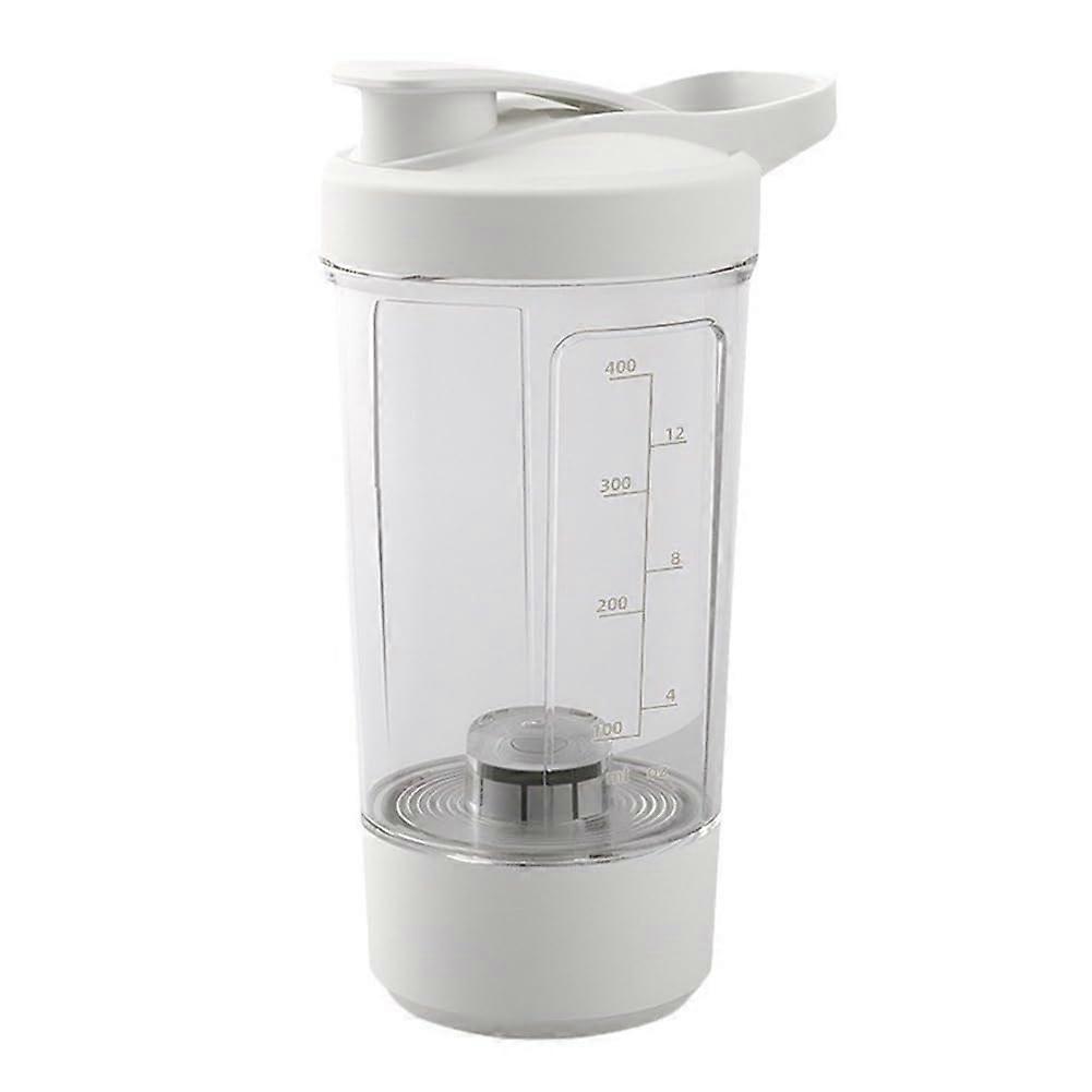 Protein Shaker Bottle with Automatic Mixing Button, Rechargeable Self Stirring Coffee Mug for Shakes