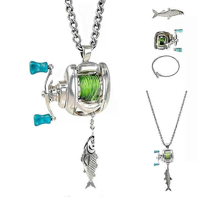 Pendentif Mini Rouet, Ornement Créatif pour Pêcheurs