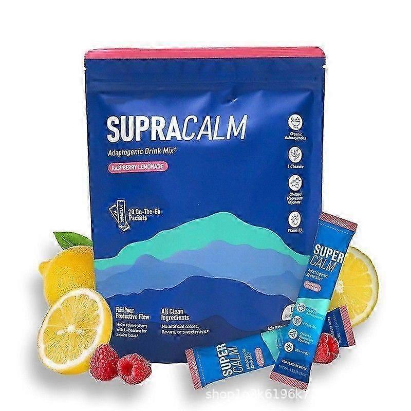 Supercalm Drink Mix Raspberry Lemonade Tea Bags 20count