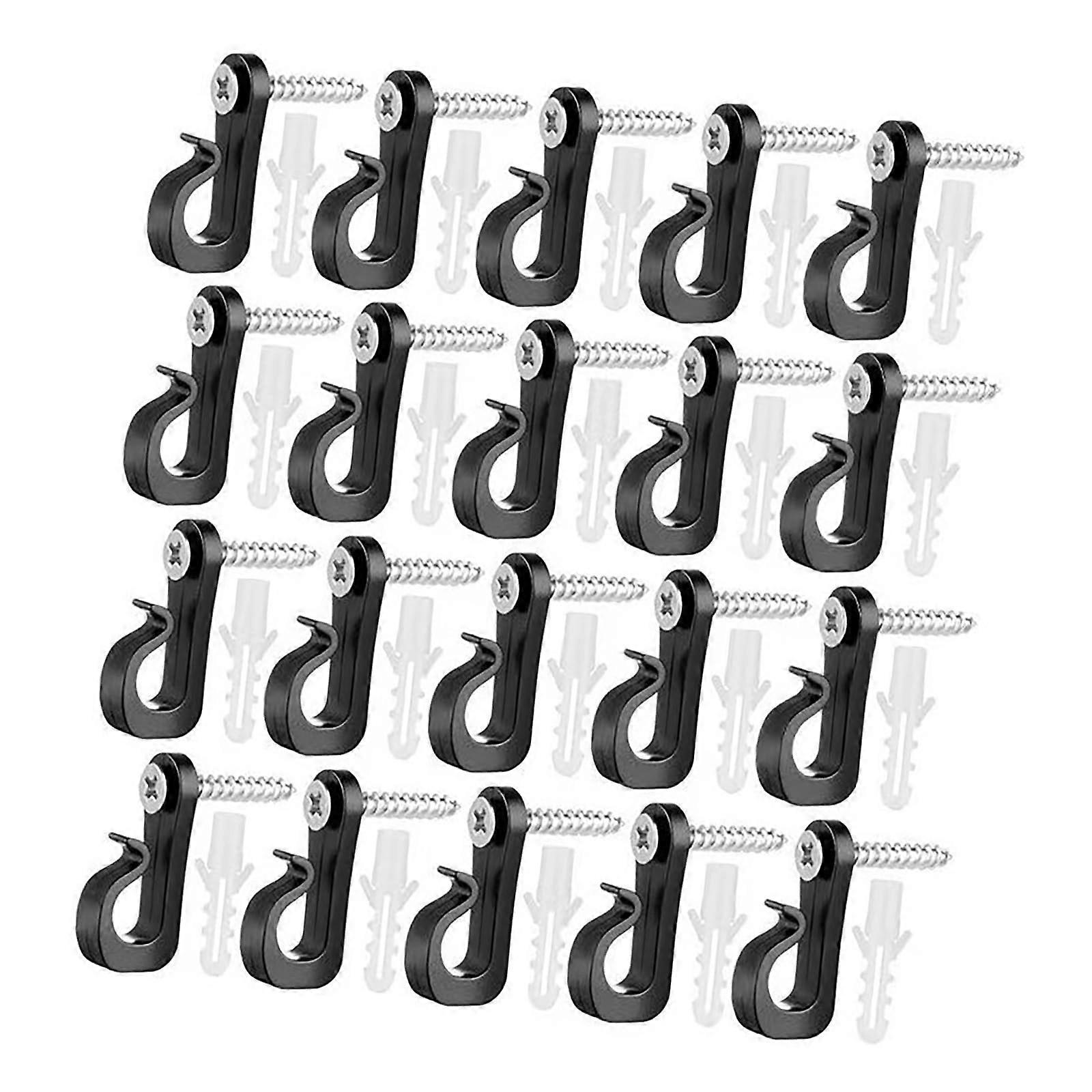 Christmas Light Hooks Outdoor Hanging and Cable Management Solution for Holiday Decorations