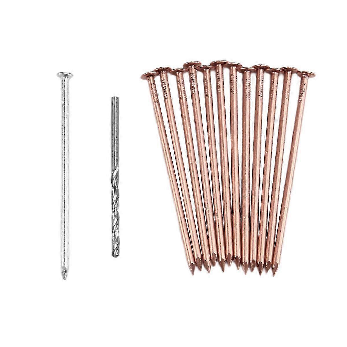 Copper Nails Kit to Killing Trees,3.5 Inch Pure Copper Nails Bulk