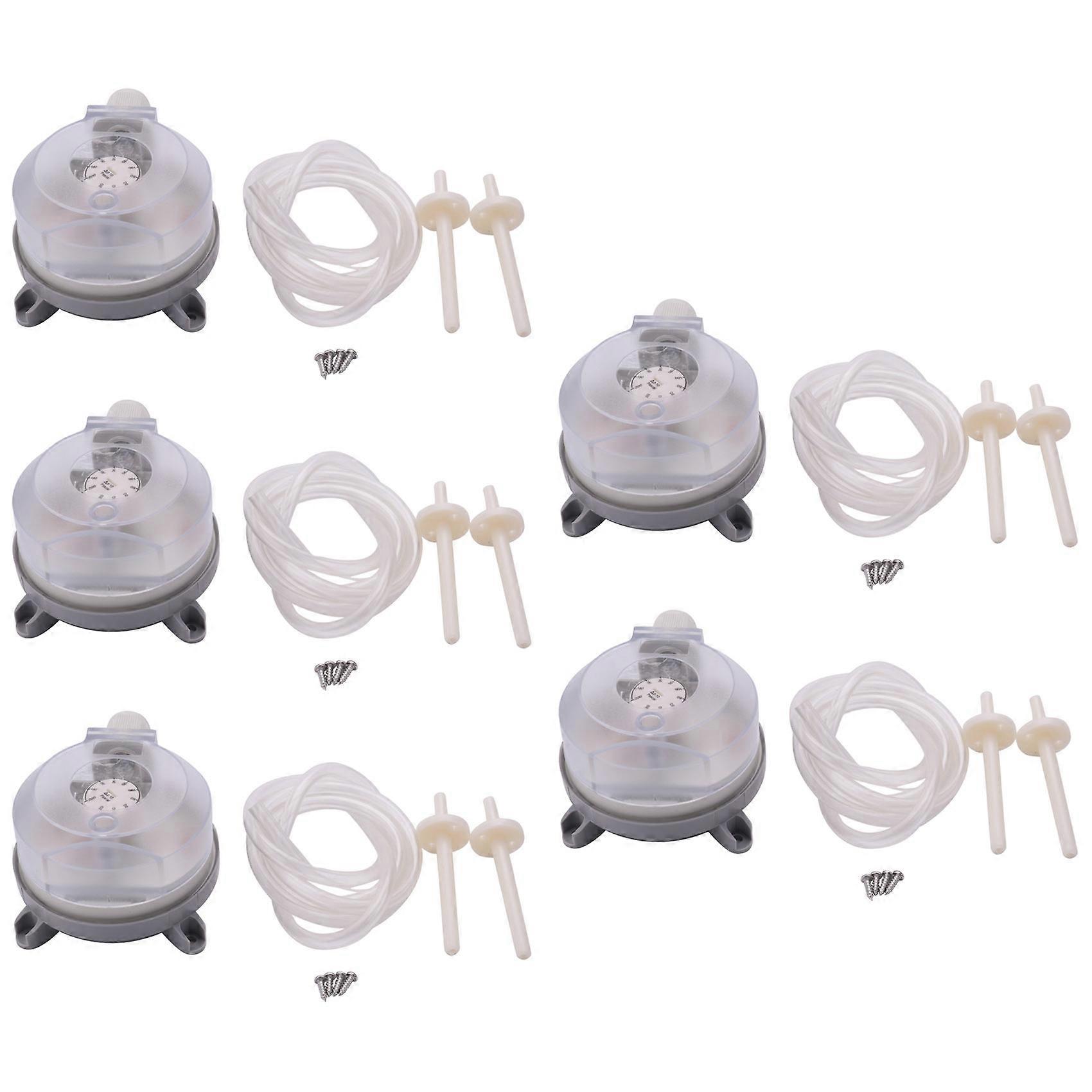 5X Air Differential Pressure Switch 20-200Pa Adjustable Micro- Pressure Air Switch