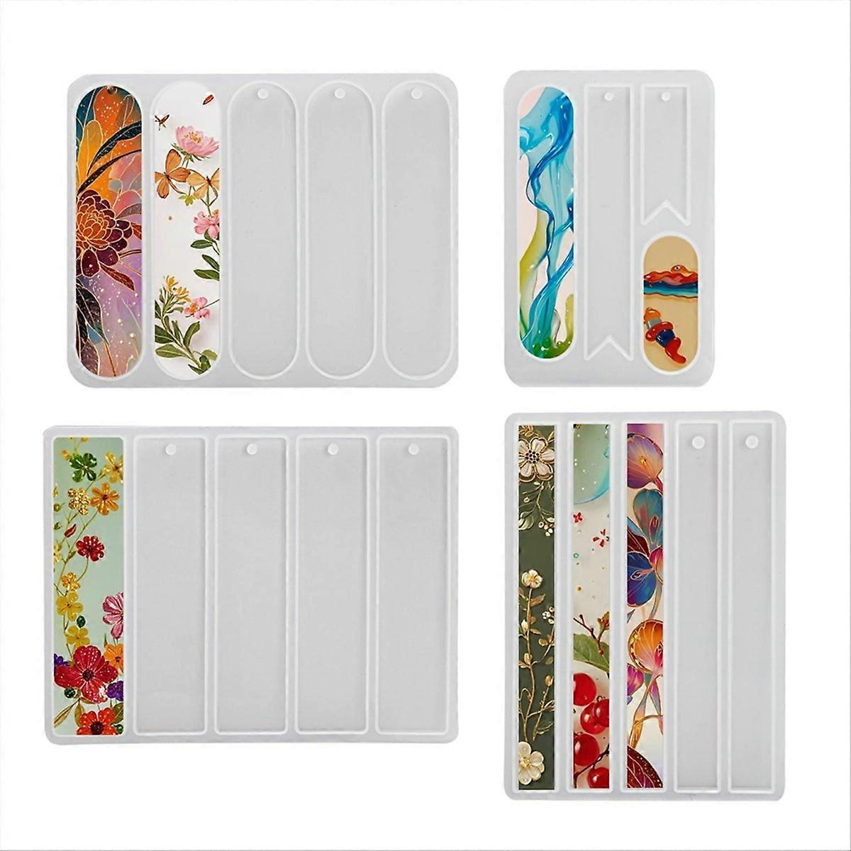 Silicone Bookmark Molds,Shiny Bookmarks, Reusable Resin Bookmark