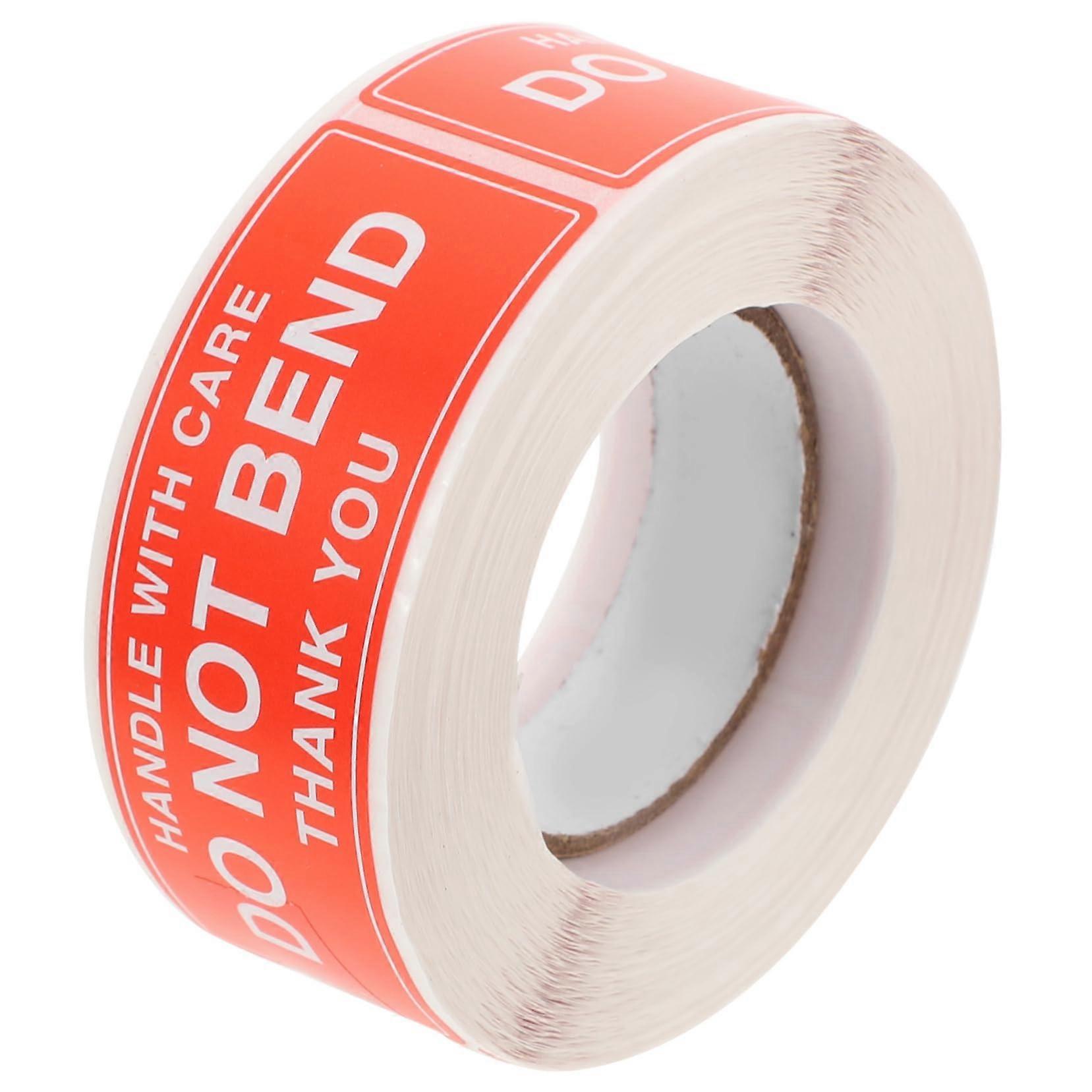 250 Pack Do Not Bend Stickers SelfAdhesive  Warning Labels for Packages 7.5x2.5cm