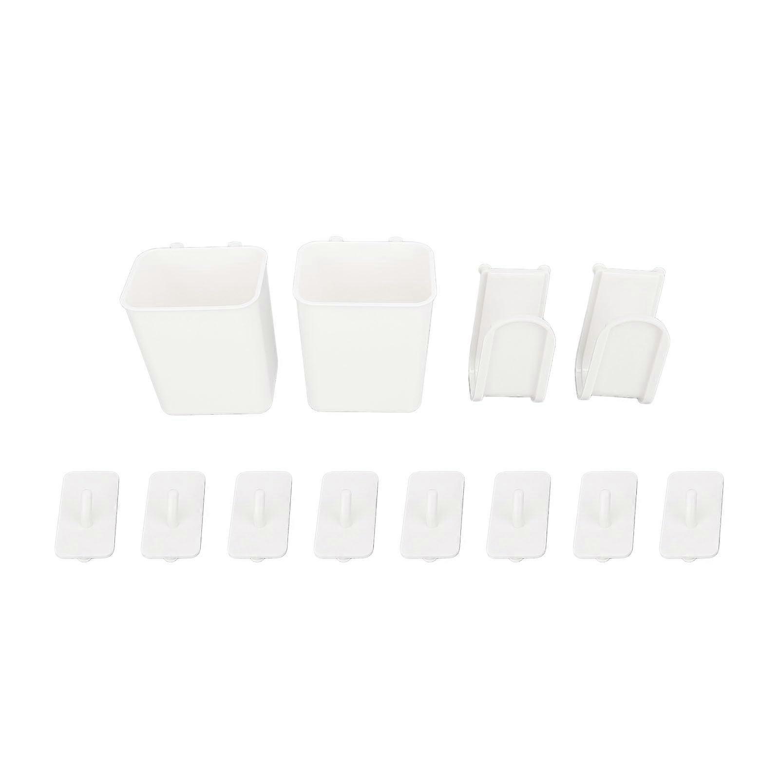 Pegboard Accessories Kitchen Storage Organizer with Hooks Pot Lid Rack and Chopsticks Boxes