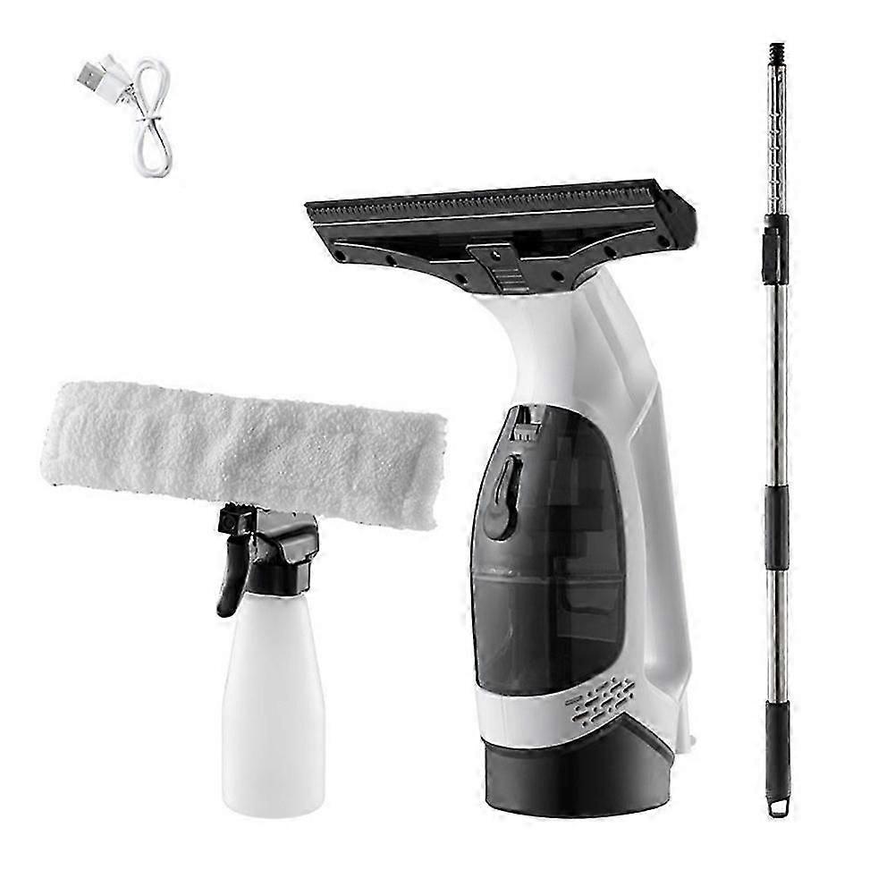 Cordless Window Vacuum Cleaner, Window Cleaner Squeegee Tool Set, Electric Windown Cleaning Tool EU Plug