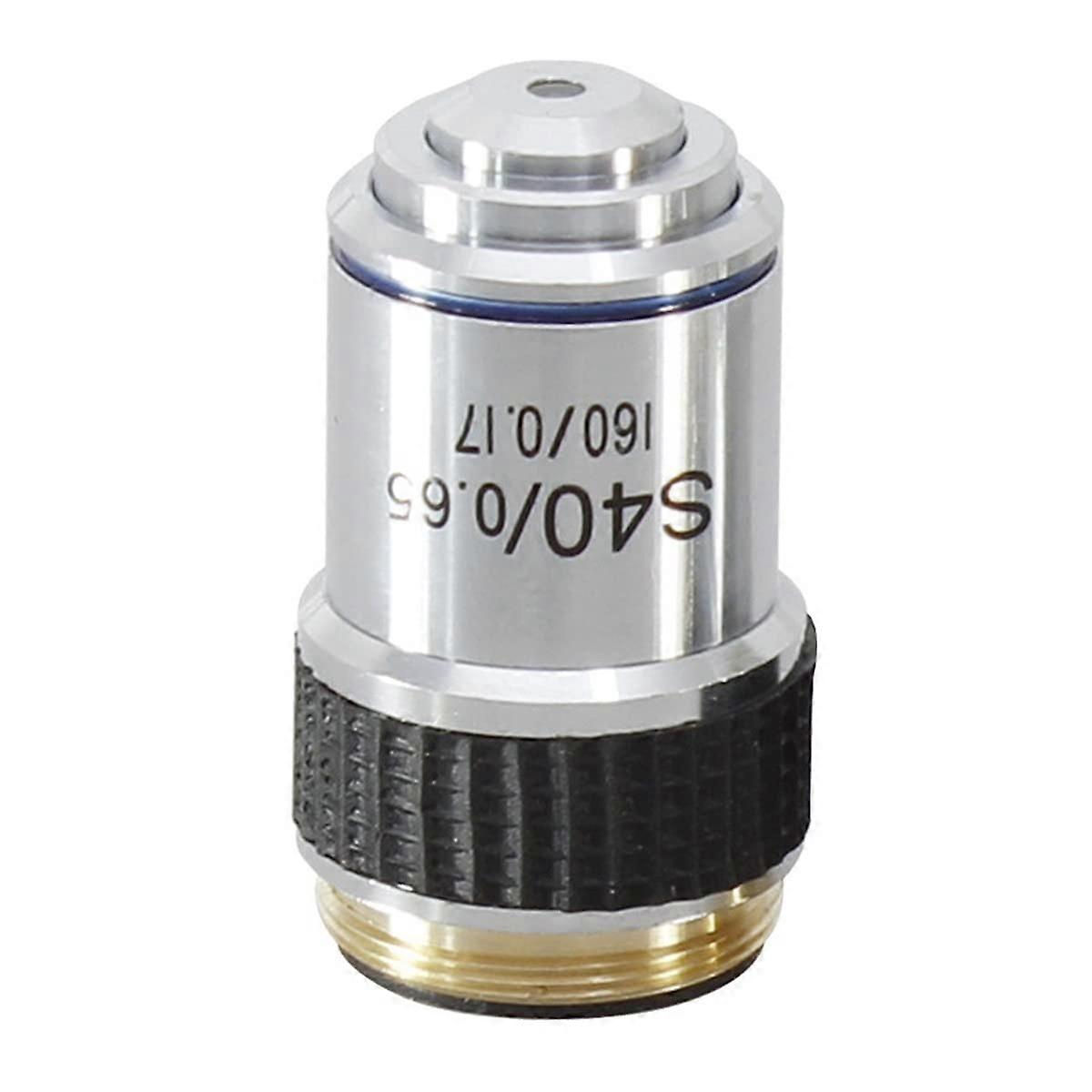 40X Microscope Objective Lens Replacement Kit for Adults, Seamless Fit and Stable Performance