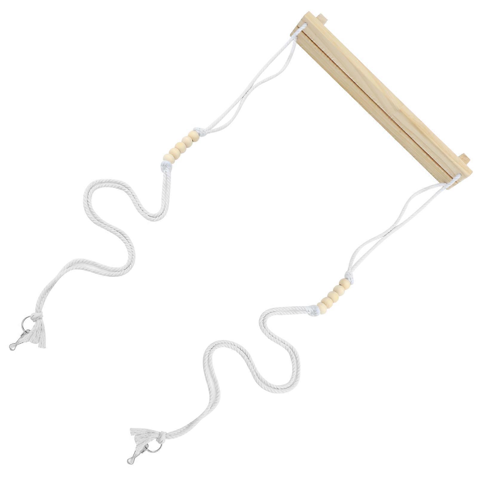 Bird Perch Wooden Stand for Chick Training with 3Pcs Chicken Perch Set