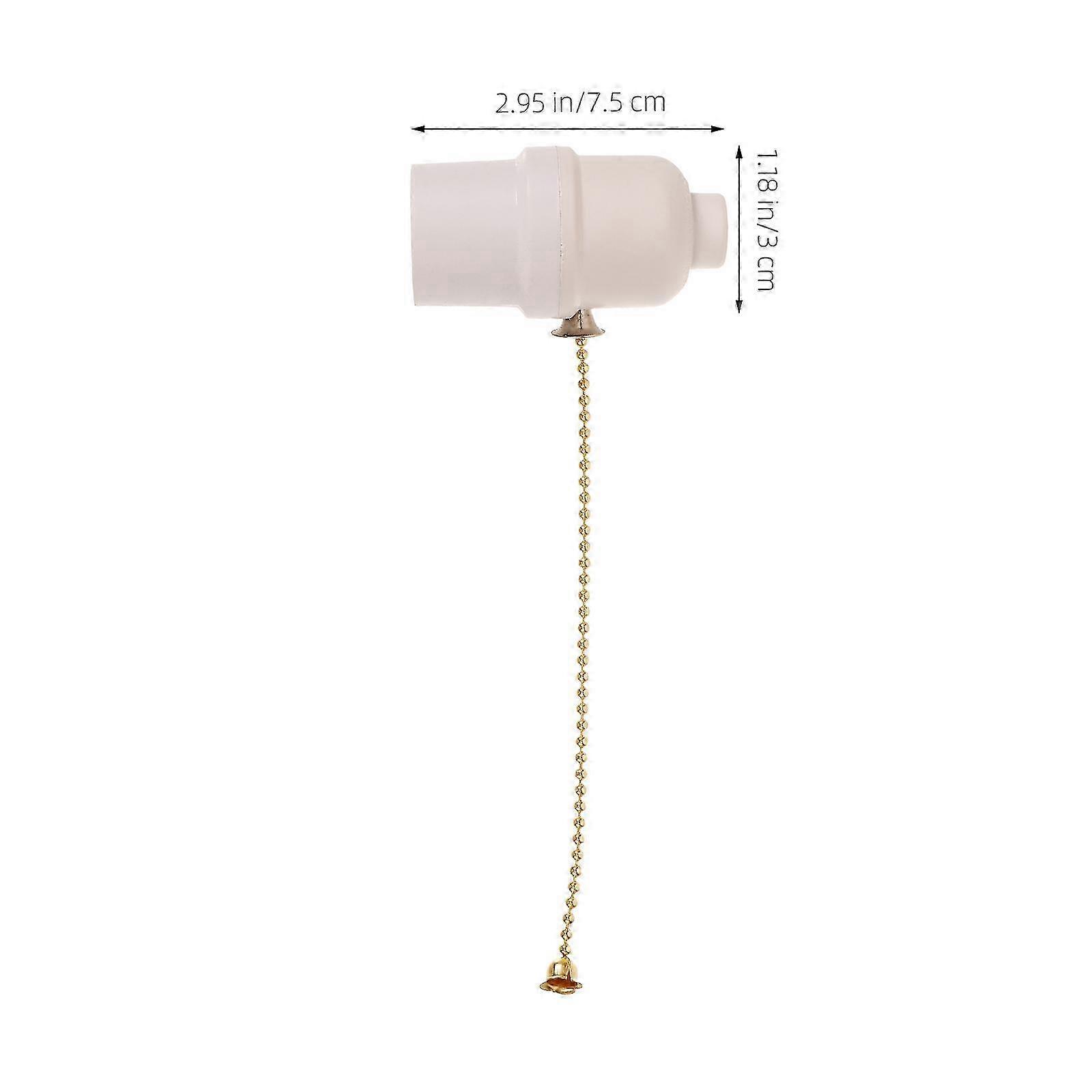 Pull Chain Light Socket Ceiling Lamp Holder compatible Lighting 1 Piece Accessory