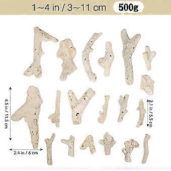 3-10CM500g Fish Tank Filtration Material Aquarium Decorative Stones (Random Color)