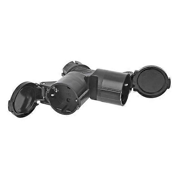 Schuko 2-way splitter