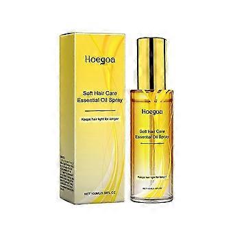 Spray all'olio essenziale per la cura dei capelli HOEGOA Soft Hair Care per migliorare l'effetto crespo secco. Uno spruzzo delicato, senza risciacquo, antistatico.