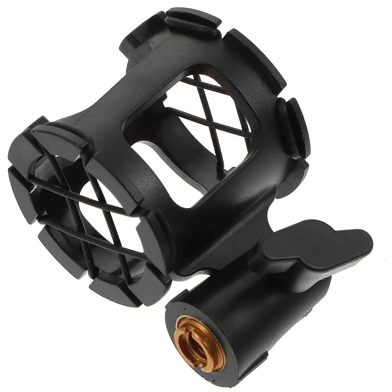 Durable Black Microphone Support Plastic Anti-Vibration Rack