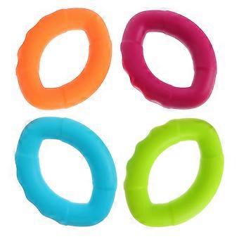 Hand Grip Strengthener Trainer Rings for Finger Fitness Training 4Pcs
