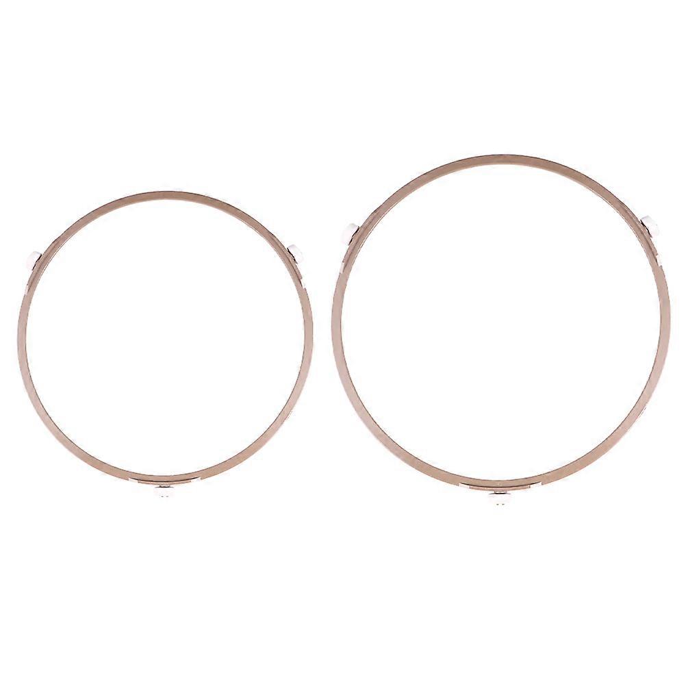 Microwave Turntable Ring Roller Support for Even Heating 2Pcs Plastic