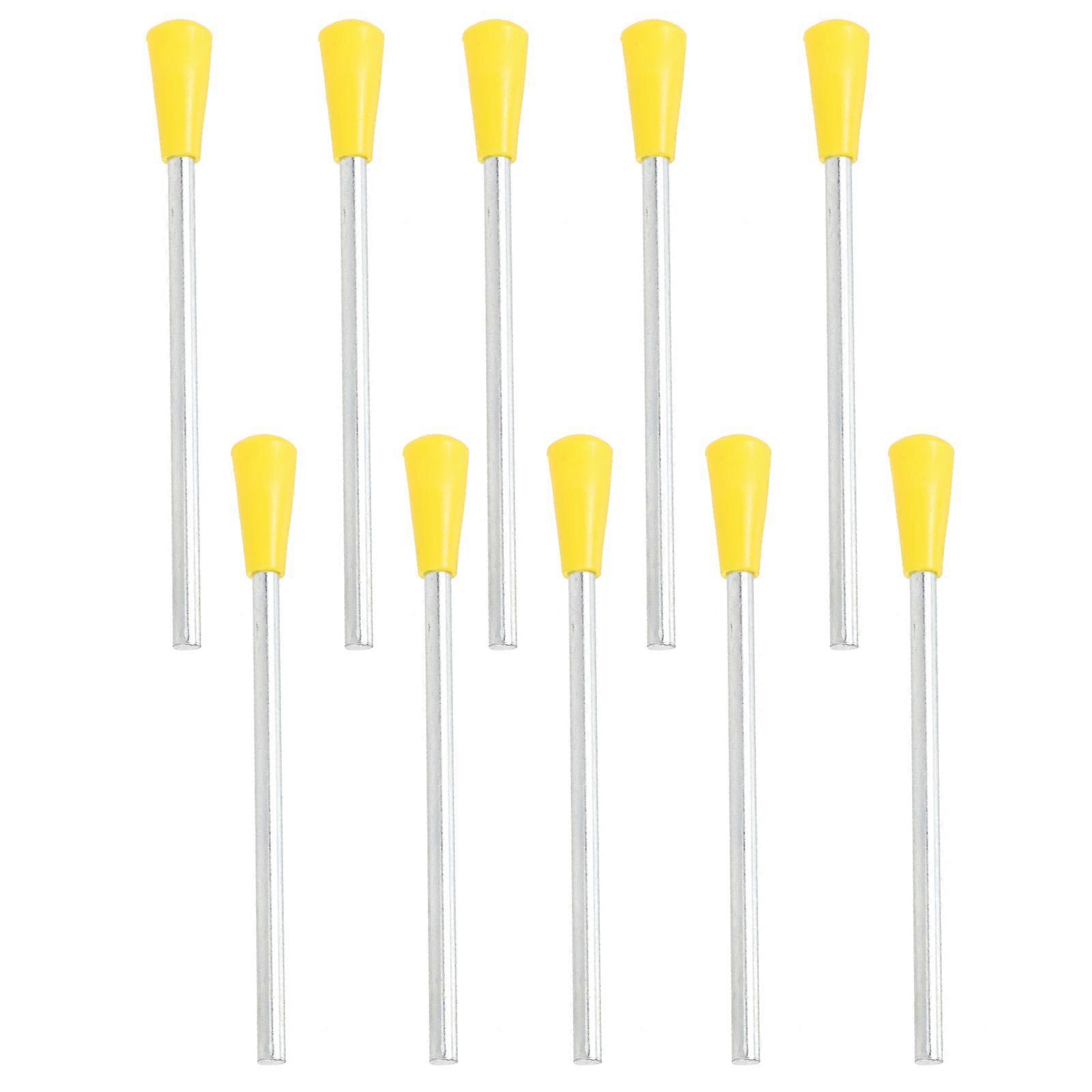 Triangle Mallets Musical Instruments Toys Durable Construction Children Educational Tools 10Pcs