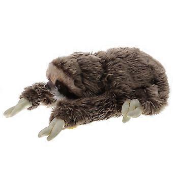 Peluche a forma di bradipo color kaki, ideale come decorazione, imbottito con cotone PP. 1 pezzo.
