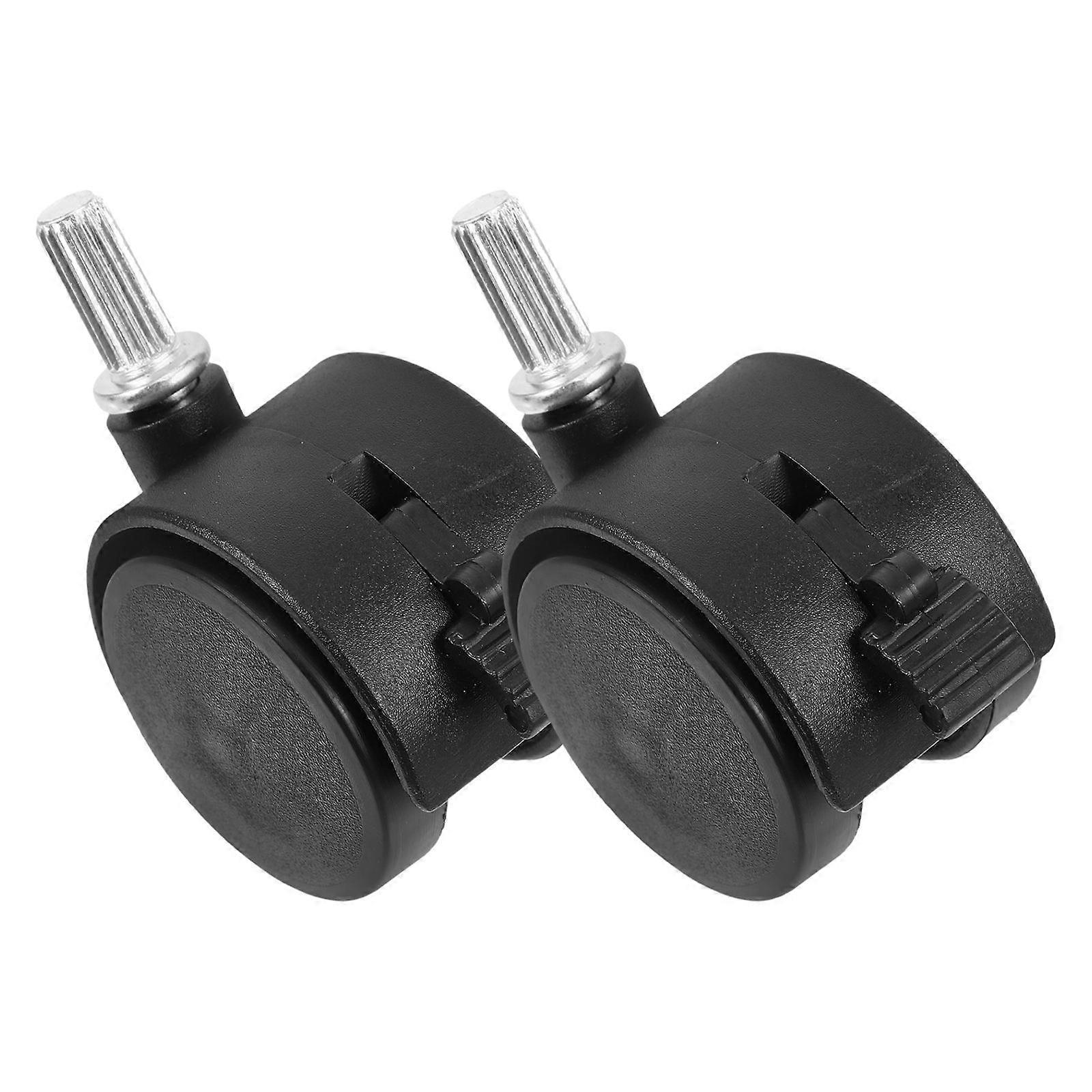 2pcs Laundry Rack Caster Wheels Clothes Hanger Rack Caster Wheel Replacement Wheels