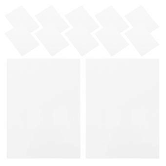57pcs Blank Plastic Playing Card For Diy Projects Waterproof And Durable For Outdoor Games And   Activities